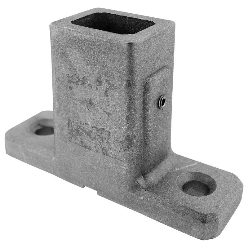 ALMMT341  3/4"x1" TALL ALUMINUM SHOE WITH SET SCREW 4"L x 1 1/4"W x 2 1/2"H