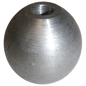 B1H14  1"RD. FORGED SPHERE WITH 1/4" HOLE