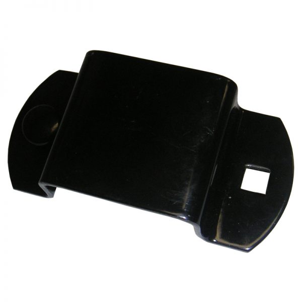 BES05 1" BACKING PLATE (BLACK) - 2" POST