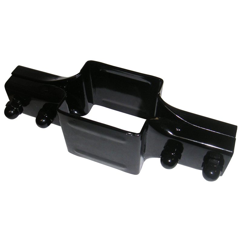 BL02-212 1 1/2" HEAVY DUTY FENCE LINE BRACKET (BLACK) - 2 1/2" POST