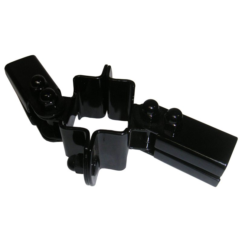BLS06 1" 2-WAY SWIVEL BRACKET (BLACK) - 2" POST