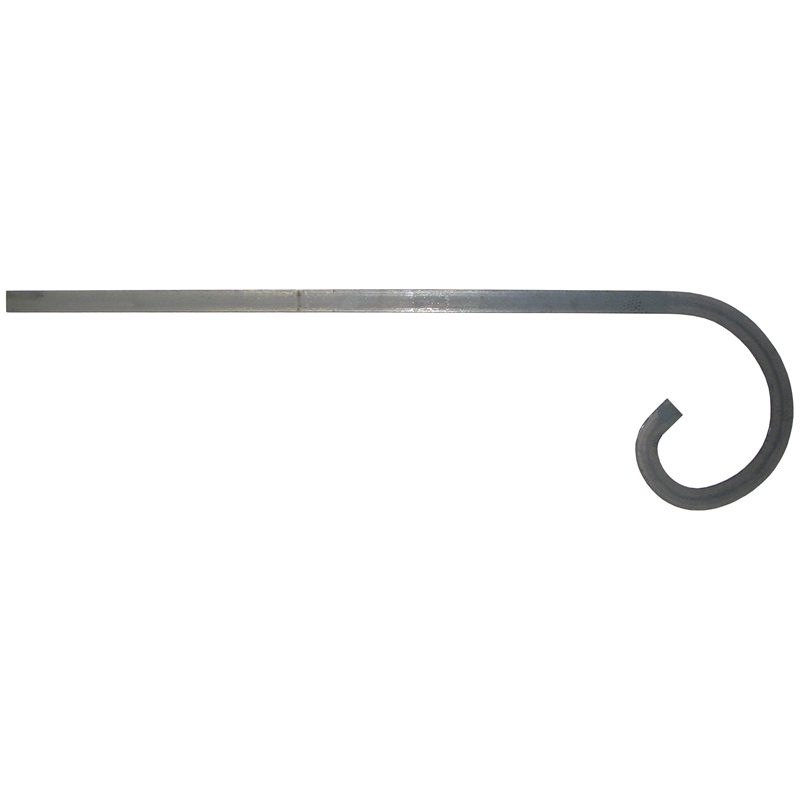 DMB114  STEEL BULLNOSES 1" x 1/4" MATERIAL 34 1/2" x 9 3/8"