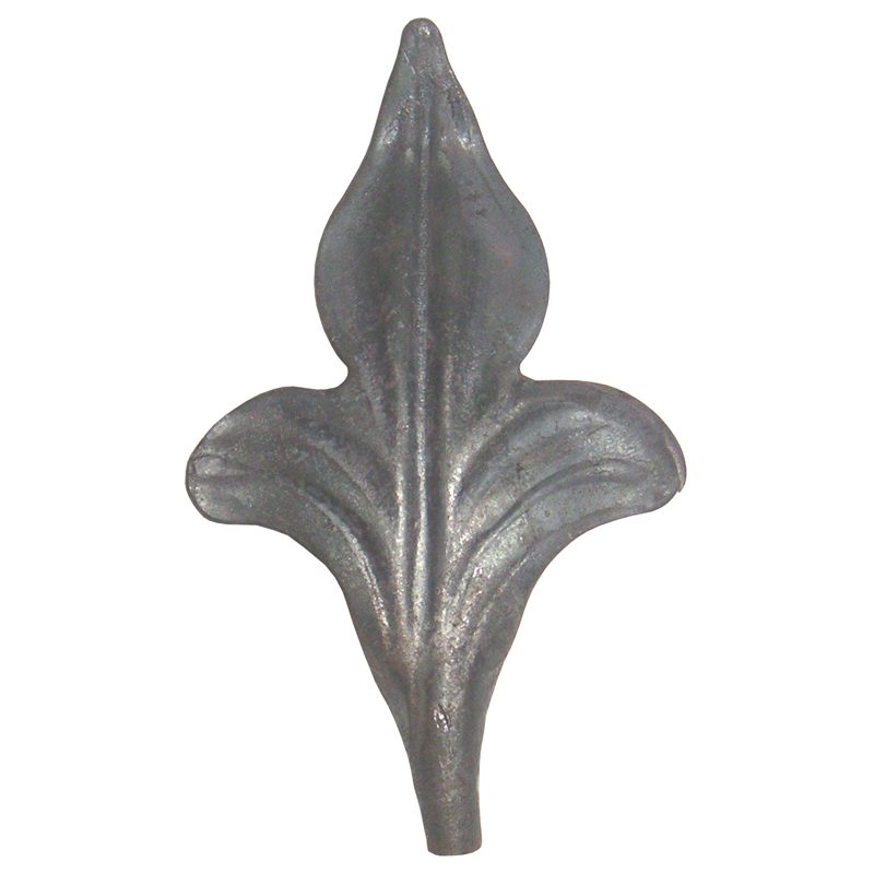 E1227  STAMPED LEAF 3 3/8"W x 5 5/8"H