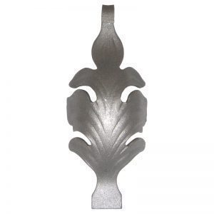 E1230  1/8" STAMPED LEAF 2 3/4"W x 6 3/4"H
