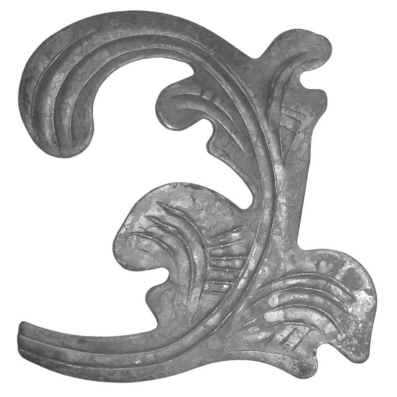 E605  3.5mm FORGED LEAF 200 x 210mm - RIGHT