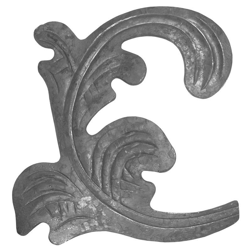 E605A  3.5mm FORGED LEAF 200 x 210mm - LEFT