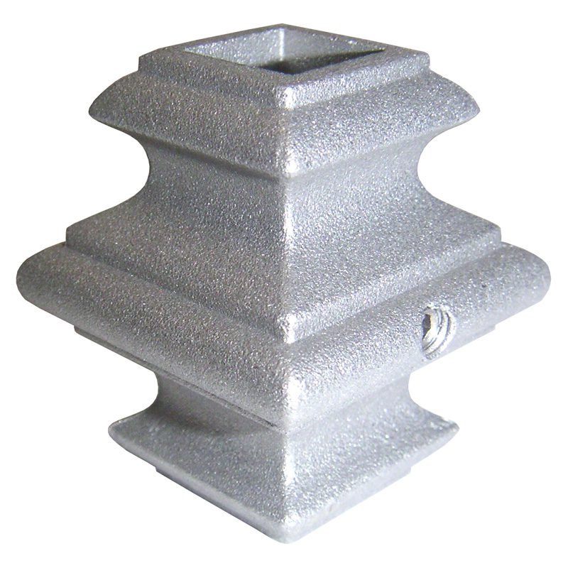 EA68312  1/2"SQ. DIE CAST ALUMINUM COLLAR WITH SET SCREW 1 1/2"W x 1 7/8"H