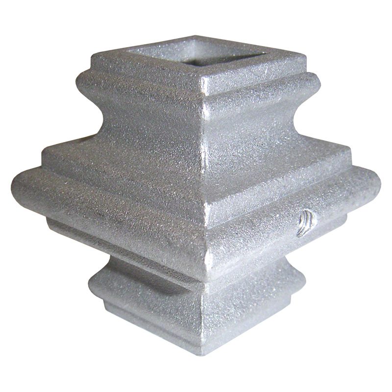 EA68358  5/8"SQ. DIE CAST ALUMINUM COLLAR WITH SET SCREW 1 7/8"W x 1 7/8"H