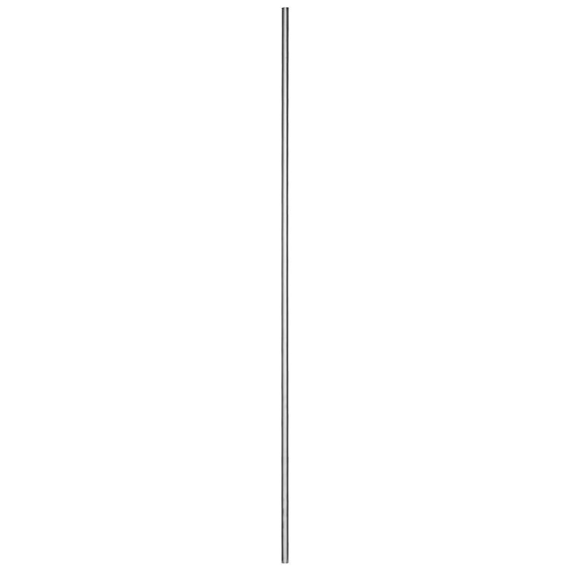 EP58RD44BC  5/8"RD. PLAIN TUBULAR ELECTRO PLATED BAR 44" - BRUSHED CHROME
