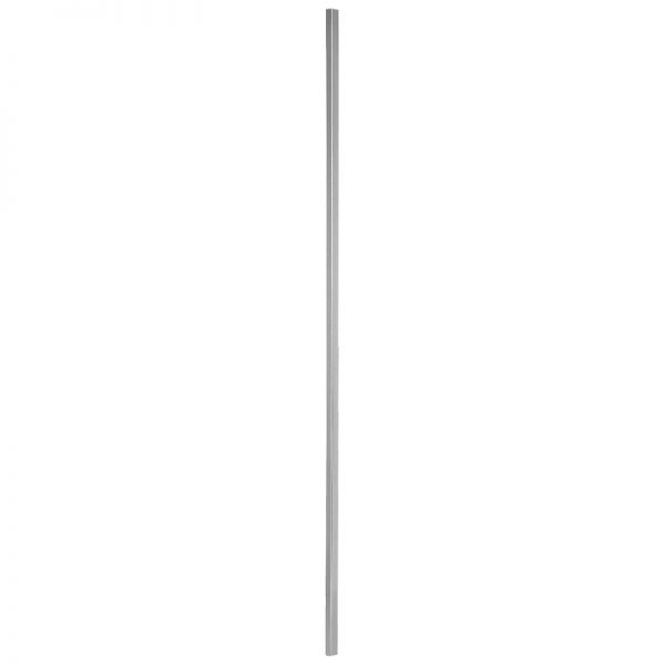 EPPL1244BC 1/2"SQ. PLAIN DRILLED & TAPPED LANDING PICKET 44" - BRUSHED CHROME (DISCONTINUED)