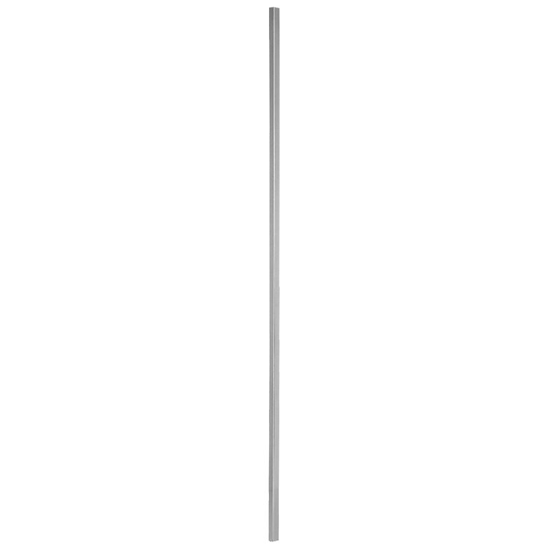 EPPL1244BC 1/2"SQ. PLAIN DRILLED & TAPPED LANDING PICKET 44" - BRUSHED CHROME (DISCONTINUED)