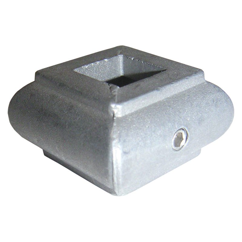 EZC-FSET  1/2"SQ. ADJUSTABLE FIXED COLLAR WITH SET SCREW - ZINC