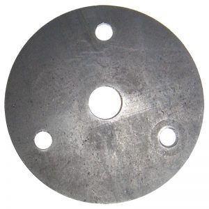 FD312316-932 3 1/2" x 3/16" STEEL FLAT DISC WITH 3 HOLES