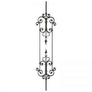 FS0201 14mm SQ. STEEL PANEL PICKET 222 x 1000mm