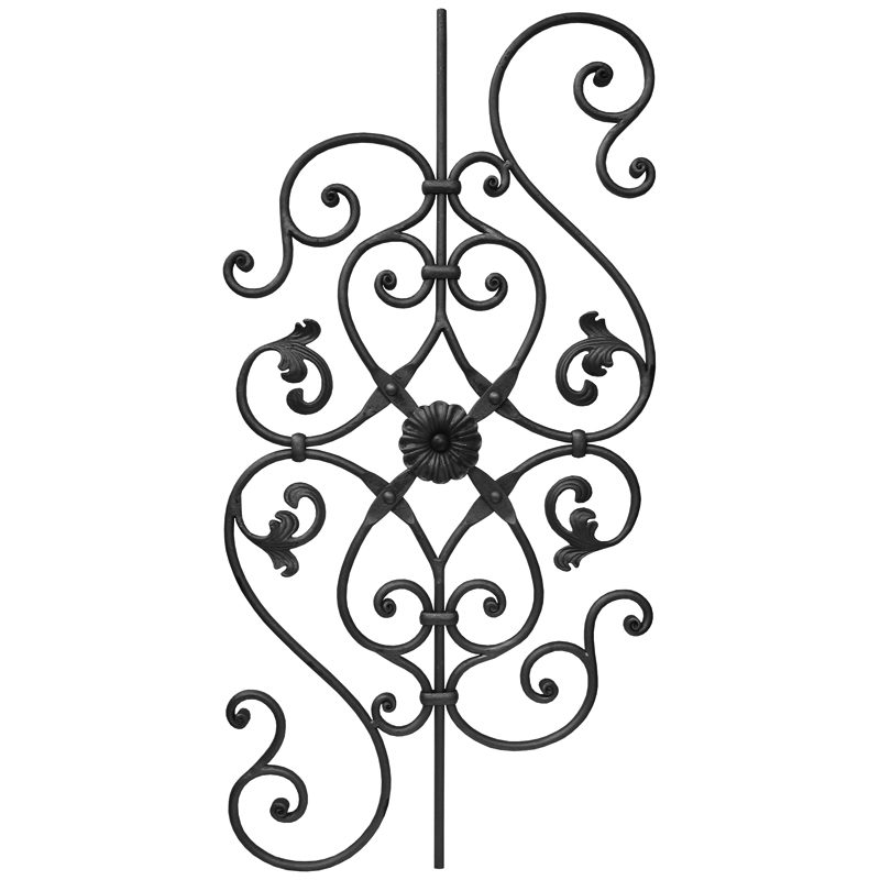 FS0204 12mm RD. STEEL PANEL 480 x 970mm - STAIRWAY