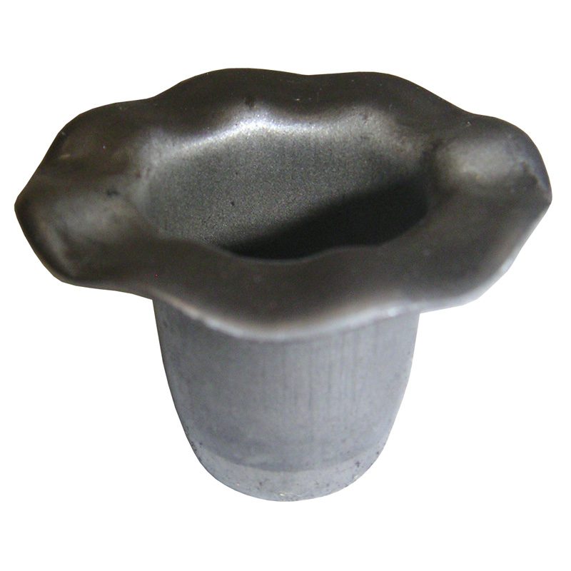 J340A  1 5/8" RIPPLED CANDLE CUP 18GA. 1 3/16"H