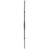 LFOB-115TP  5/8"RD. CAST BALUSTER 45" WITH 25 3/8" CENTER DETAIL