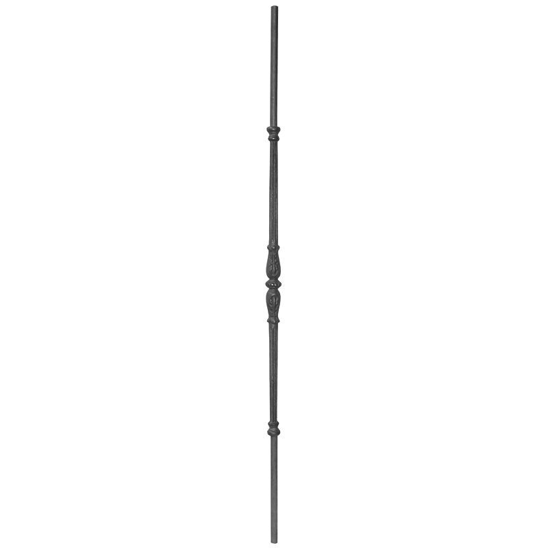 LFOB-115TP  5/8"RD. CAST BALUSTER 45" WITH 25 3/8" CENTER DETAIL