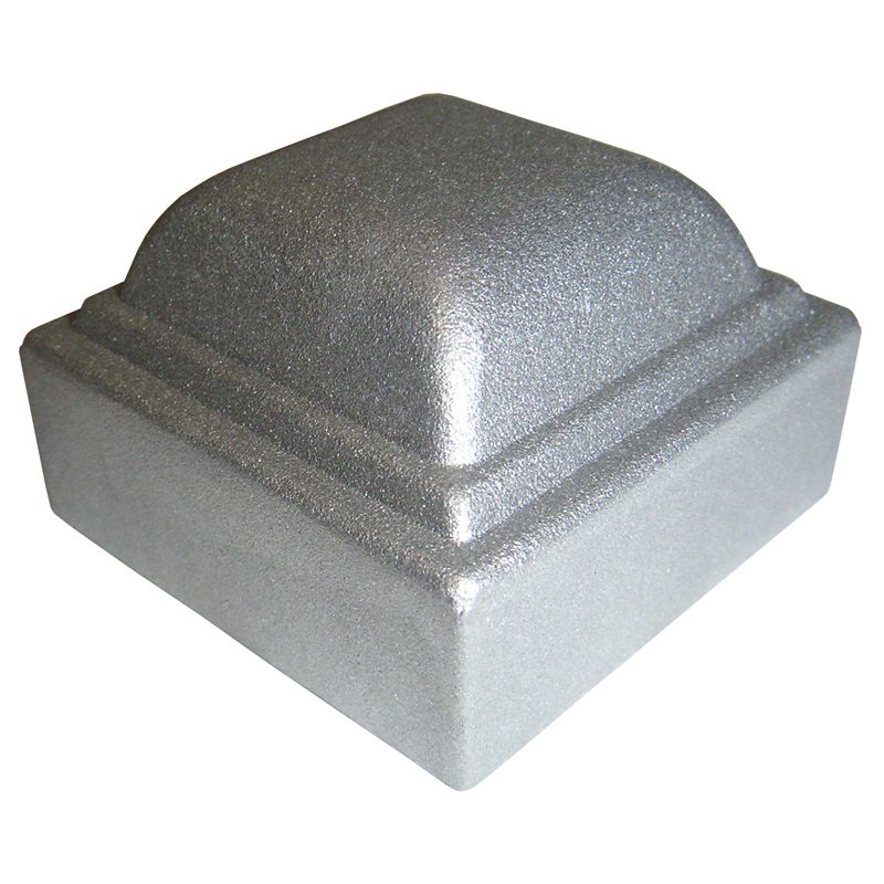 MEDCAP2  2"SQ. ALUMINUM PYRAMID POST CAP 2 3/8"W x 1 1/2"H