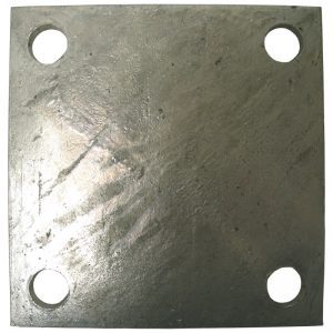 MI120316 FLANGE PLATE 6" x 6" x 1/4" WITH 4 HOLES