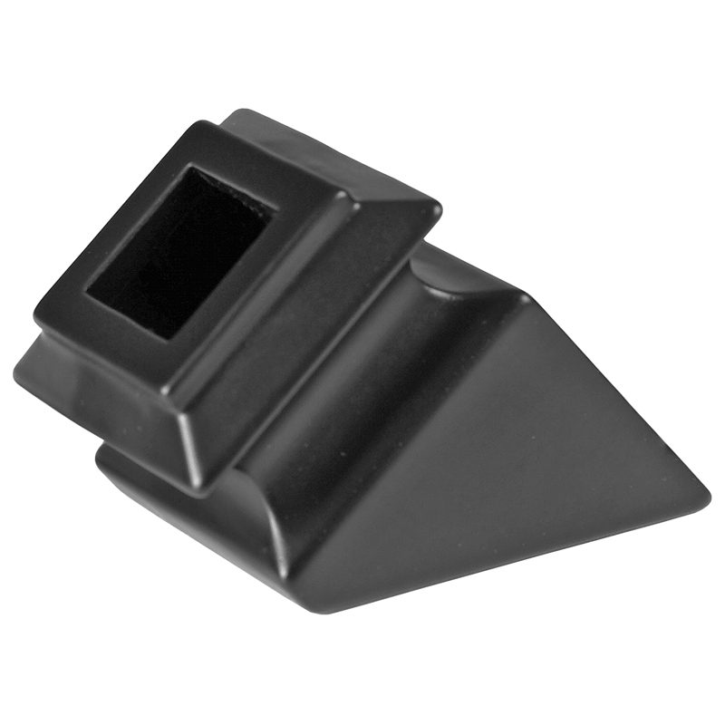 OAP852534B 3/4"SQ. 8525 SHOE WITH SET SCREW 1 7/8"W x 2 7/8"H - SATIN BLACK