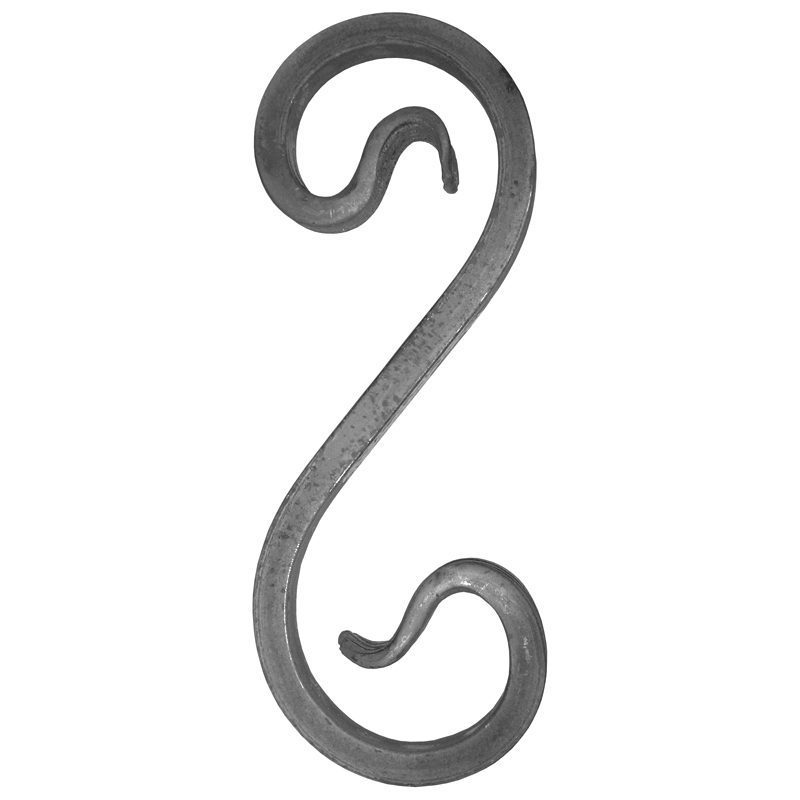 P12S-10124ES 1/2"SQ. ELITE FORGED S-SCROLL 4" x 10 1/2"