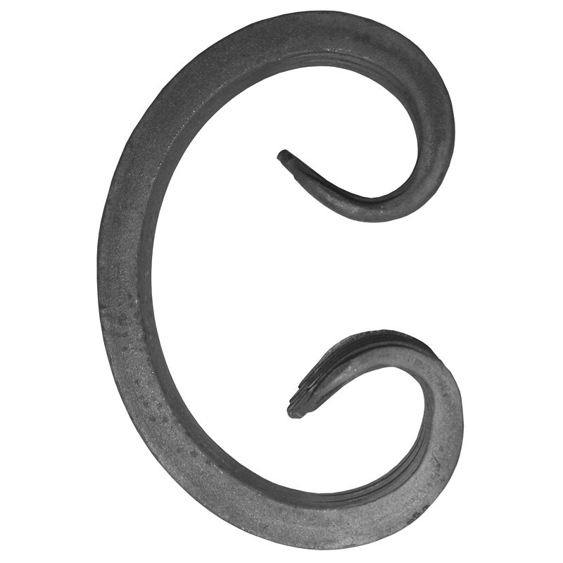 P12S-538334 1/2"SQ. ELITE FORGED C-SCROLL 3 3/4" x 5 3/4"