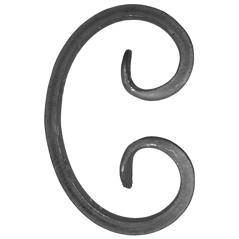 P12S-8514-C 1/2"SQ. ELITE FORGED C-SCROLL 5 1/2" x 8 1/4"