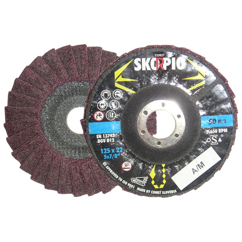 POL412M 4 1/2" x 7/8" FINISHER DISC - MEDIUM
