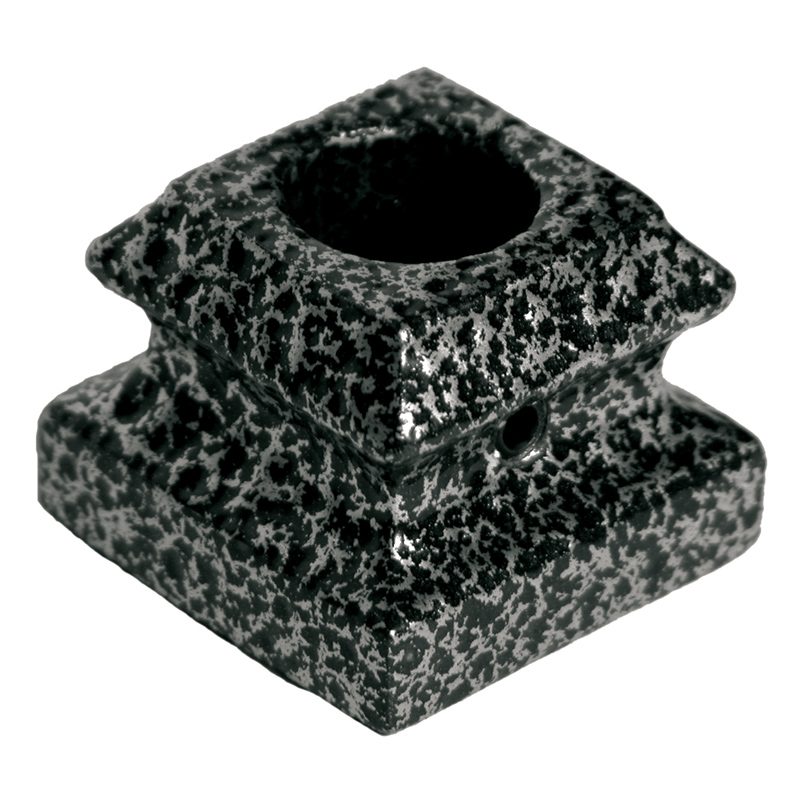 PS8524RSV 5/8"RD. 8524 SHOE WITH SET SCREW 1 5/16"W x 1"H - SILVER VEIN (CUSTOM ORDER)