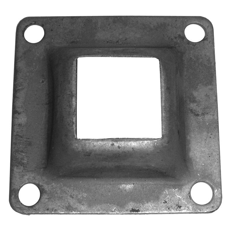 S101RMP1  4"SQ. FLANGE WITH 1"SQ. HOLE