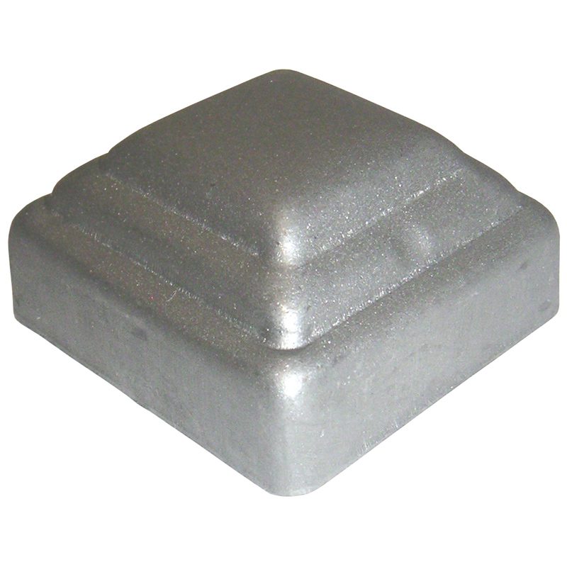 SPC2  2"SQ. PRESSED METAL CAP