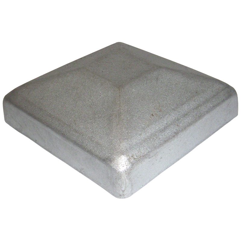 SPC4  4"SQ. PRESSED METAL CAP