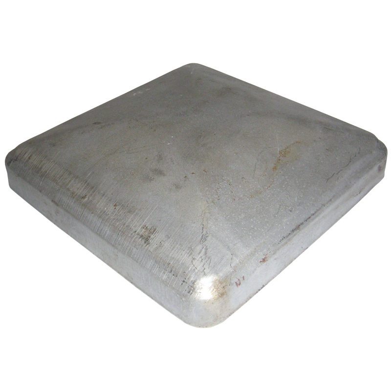 SPC6  6"SQ. PRESSED METAL CAP