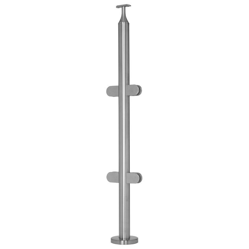 SSPG166L36L ROUND LINE RAILING POST FOR GLASS 36" (SS316) SSPG166L36L ROUND LINE RAILING POST FOR GLASS 36" (SS316)