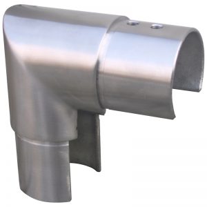 SSUTRND4244 ROUND CAP RAIL VERTICAL 90° ELBOW FOR 42.4 x 1.5mm HANDRAIL