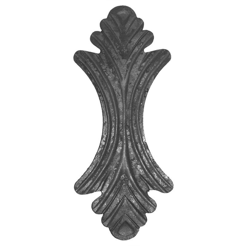 27/A/10  CAST IRON DECORATIVE PLATE 145 x 60 x 4mm