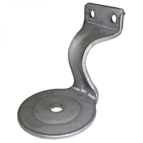 3426  3" FLAT STEEL FORMED WALL BRACKET WITH 1 HOLE