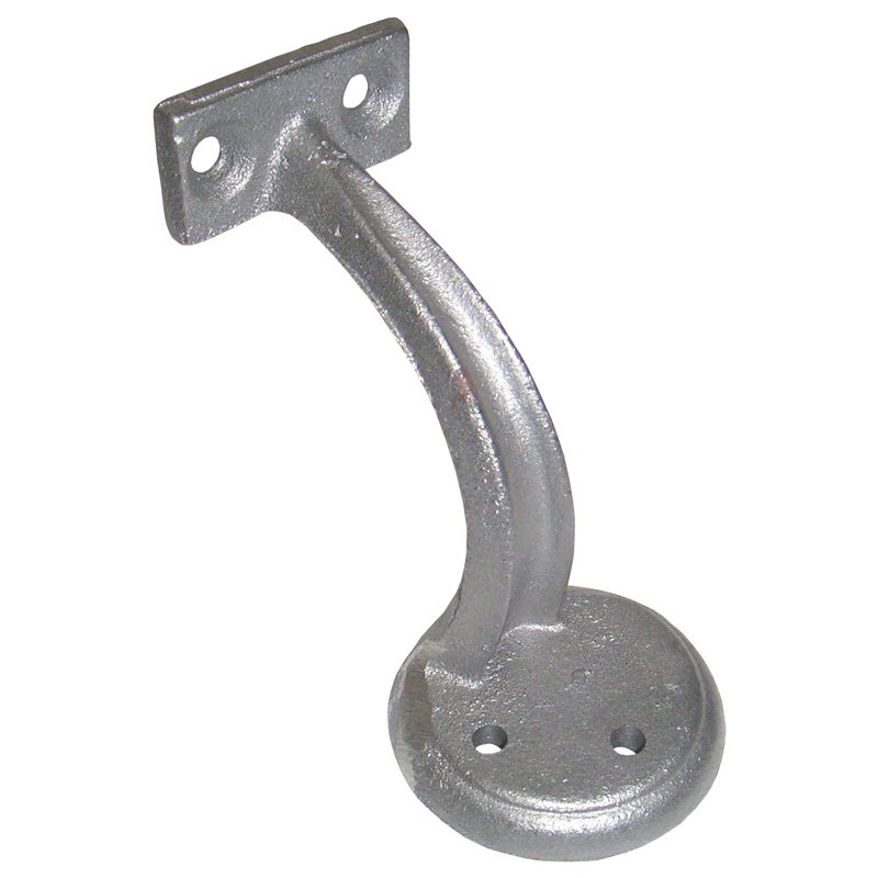 4-B-L 4" FLAT CAST IRON HANDRAIL BRACKET - LEFT