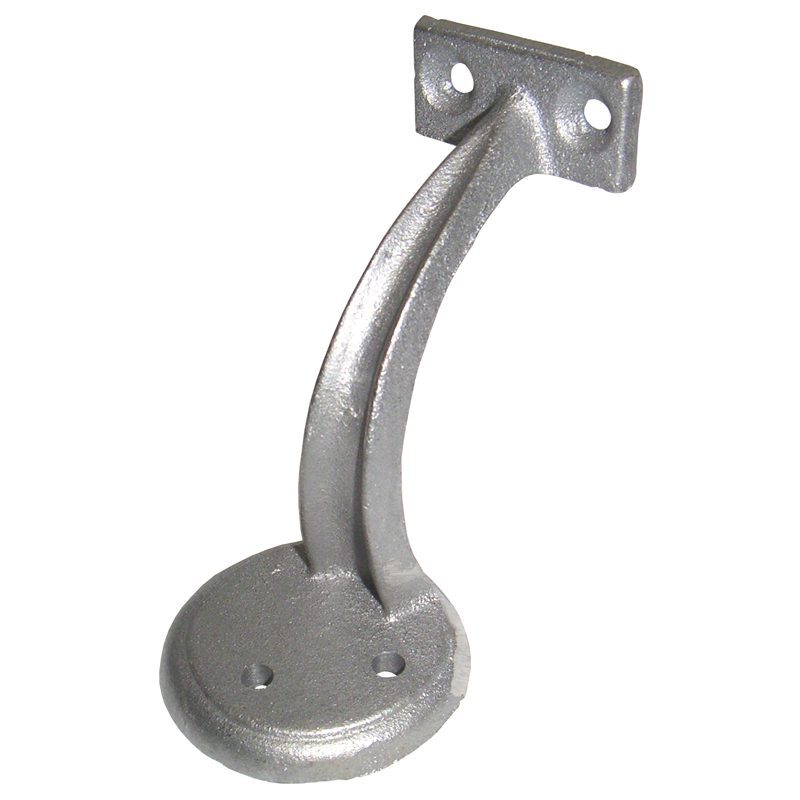 4-B-R 4" FLAT CAST IRON HANDRAIL BRACKET - RIGHT