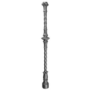 9201  2 3/4"RD. CAST BALUSTER WITH FLAT TOP 34 1/2"H (CUSTOM ORDER)