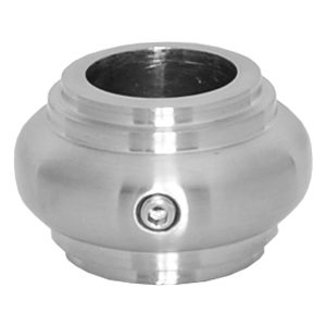 E9481SS58 5/8"RD. STAINLESS STEEL COLLAR WITH SET SCREW 1 1/4"W x 3/4"H