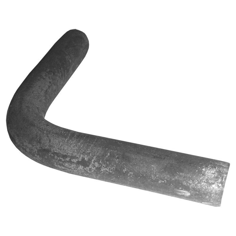 EL212  2 1/2" x 2" x 1/2"RD. RAIL ELBOW (BARE)