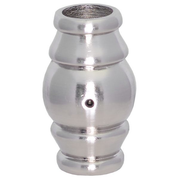 EPC134BC 3/4"RD. ELECTRO PLATED COLLAR WITH SET SCREW 1 1/2"W x 2 1/2"H - BRUSHED CHROME