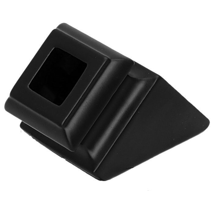 PS8525B 1/2"SQ. 8525 SHOE WITH SET SCREW 1 5/16"W x 1 15/16"H - SATIN BLACK