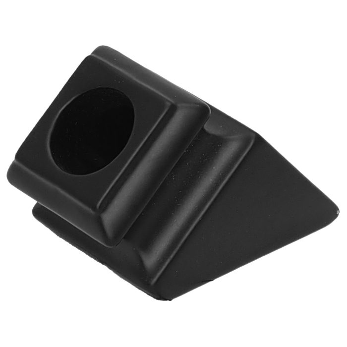 PS8525R58B 5/8"RD. 8525 SHOE WITH SET SCREW 1 5/16"W x 1 15/16"H - SATIN BLACK