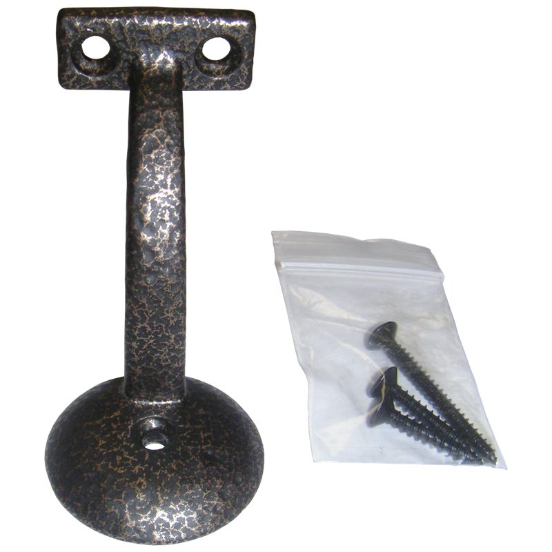 PSBRA312CV 3 1/2" FLAT PRE-FINISHED HANDRAIL BRACKET - COPPER VEIN (CUSTOM ORDER)