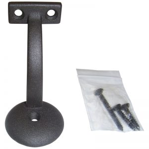 PSBRA312ORB 3 1/2" FLAT PRE-FINISHED HANDRAIL BRACKET - OIL RUBBED BRONZE