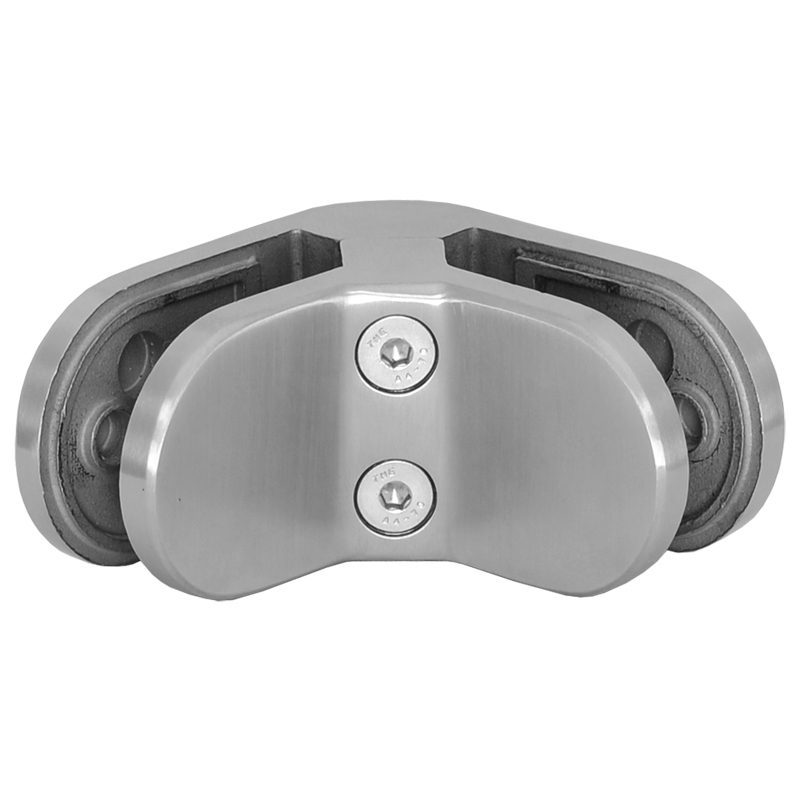 SSGC014XX16S 90-DEGREE ROUND GLASS CLIP SS316 FOR GLASS TO GLASS