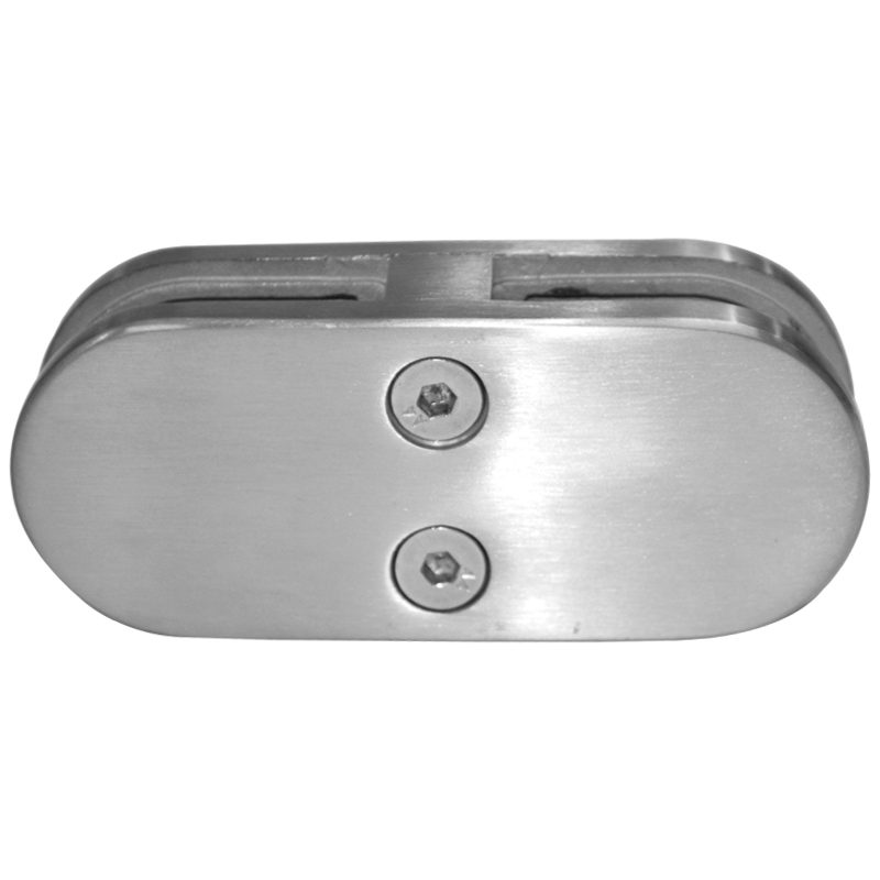 SSGC015XX16S 180-DEGREE ROUND GLASS CLIP SS316 FOR GLASS TO GLASS